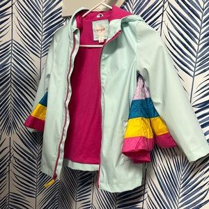 Raincoat with rainbow wings!